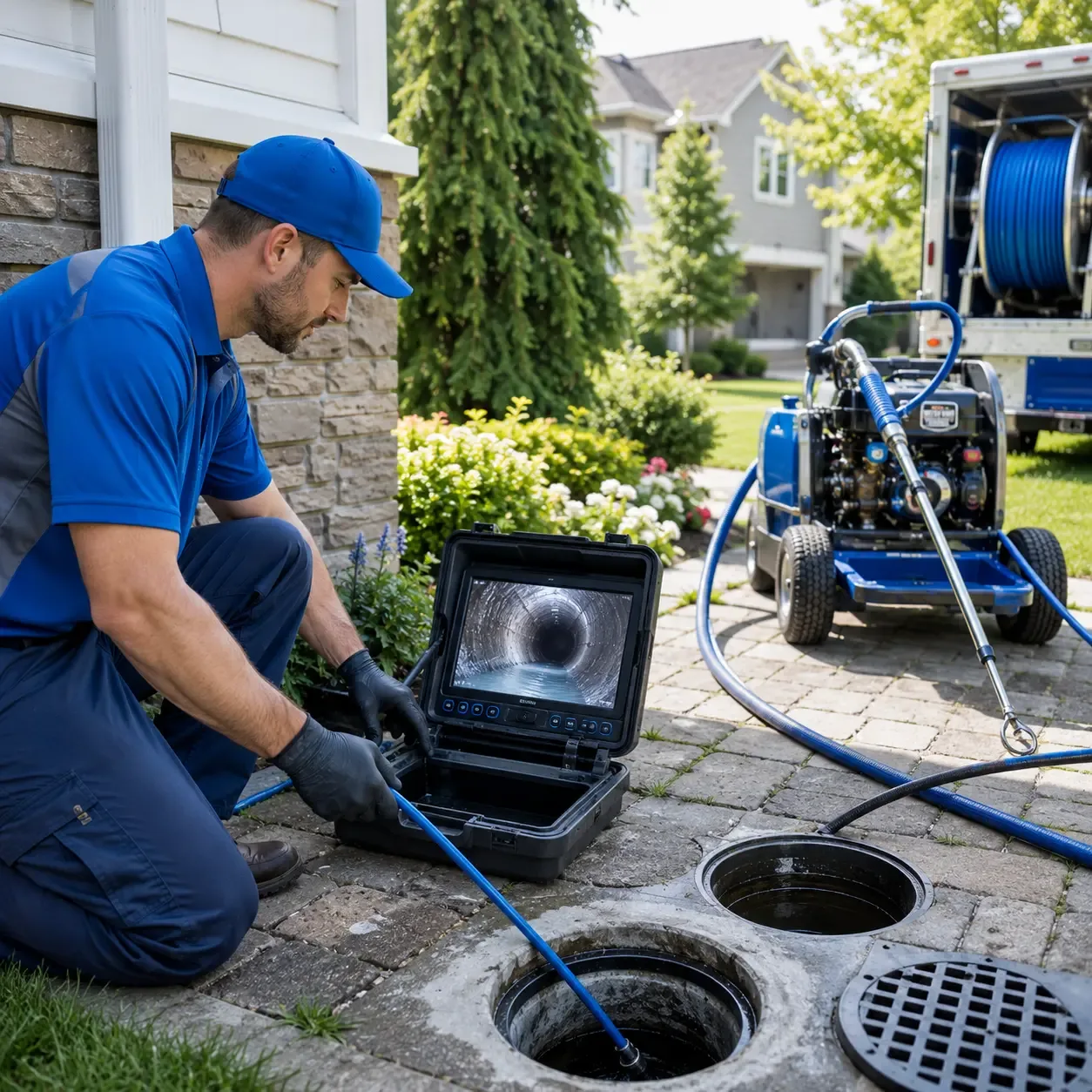 Outdoor drain cleaning professionals serving Fountain Inn, SC
