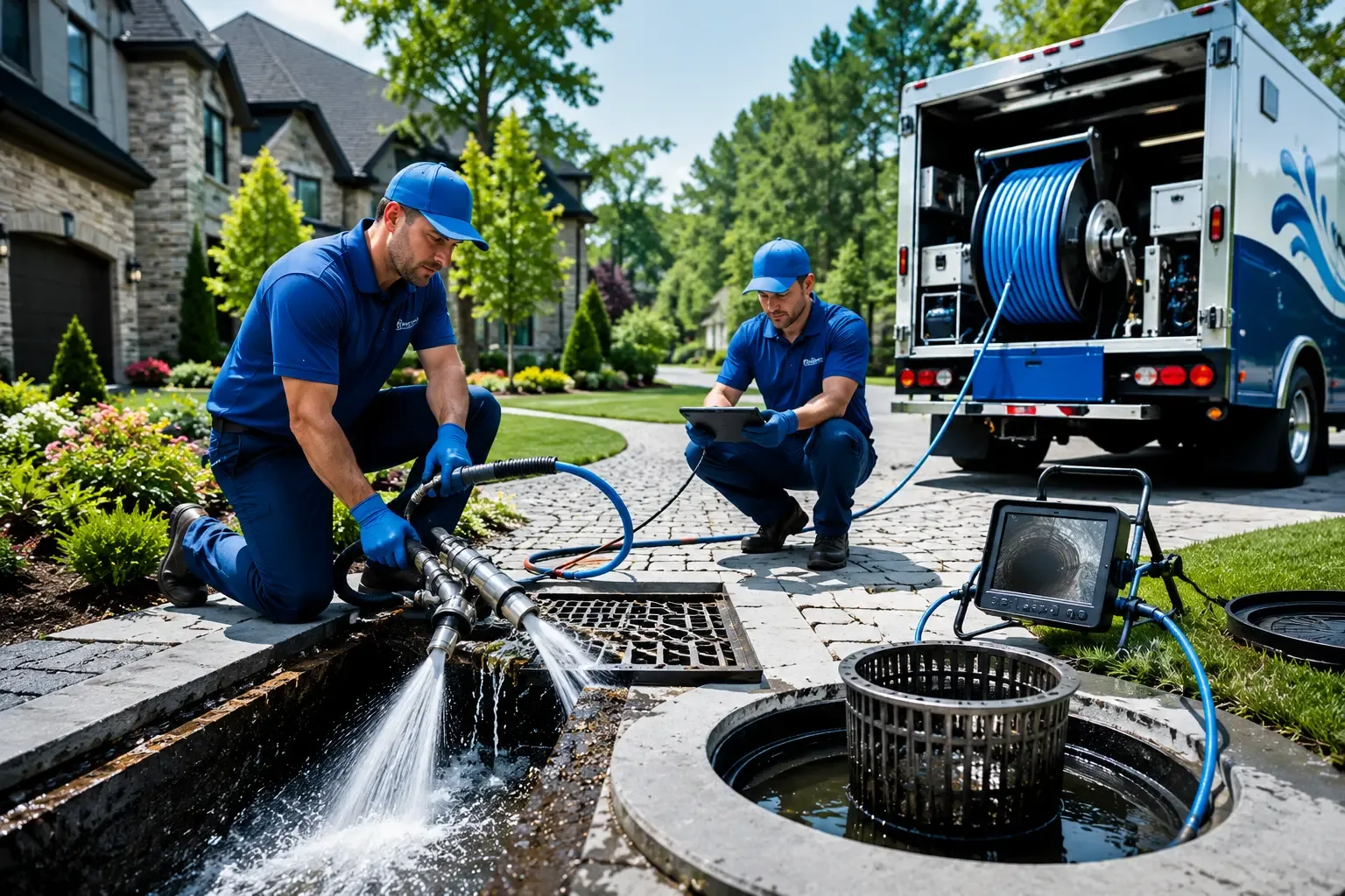 Local outdoor drain cleaning professionals in Fountain Inn, SC